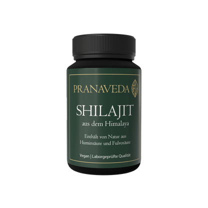 Shilajit Kapseln Produktabbildung Pranaveda